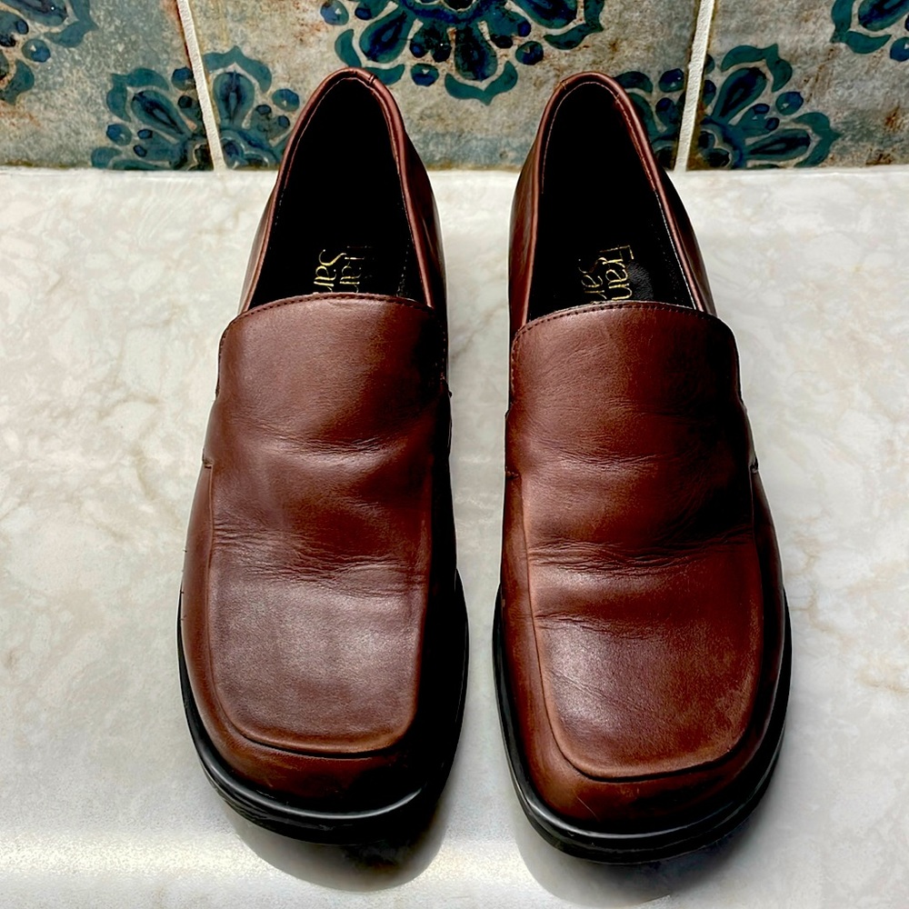 Franco Sarto Brown‎ loafer size 7